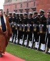 कतर के रक्षामंत्री को गार्ड ऑफ़ ऑनर