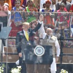 राष्ट्रपति डोनाल्ड ट्रम्प संग नरेंद्र मोदी