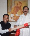सिक्किम के मुख्यमंत्री नायडू से मिले