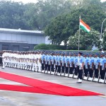 अबू धाबी के शेख को गार्ड ऑफ़ ऑनर