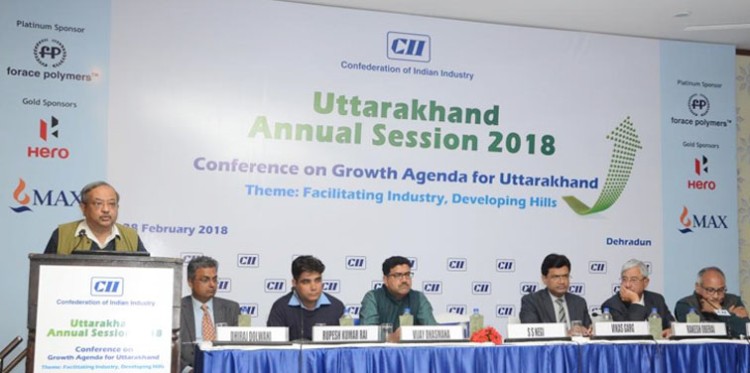 cii brainstorming on development in uttarakhand