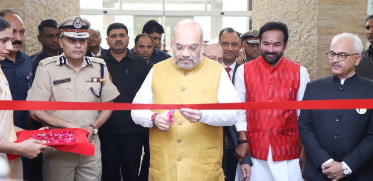 amit shah inaugurated delhi police headquarters