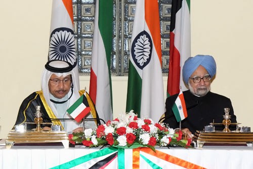 sheikh jaber al-mubarak al-hamad al-sabah and manmohan singh