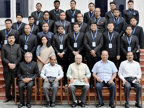 indian administrative and forest service trainees meet from ram naik