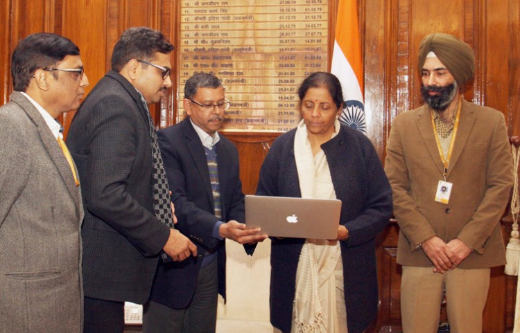 nirmala sitharaman launching web page for 'drone olympics'