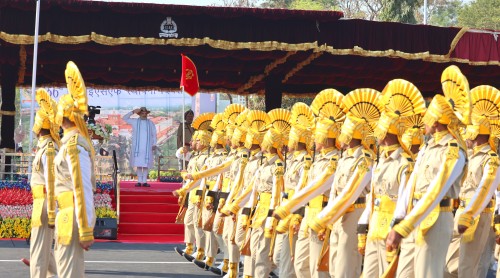 cisf 56th raising day parade at takkolam