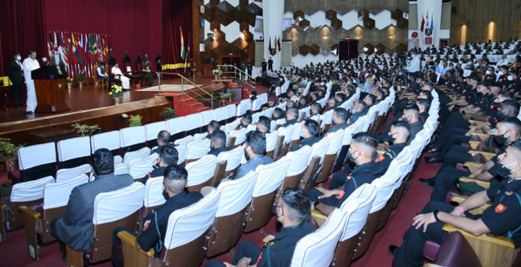 vice president addressing the officers and staff of defence services staff college wellington