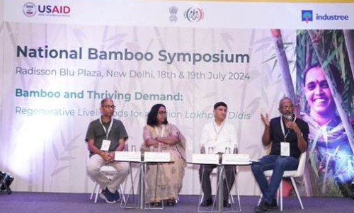 bamboo as sustainable option in industries at 'national seminar on bamboo'