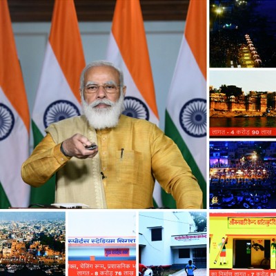 narendra modi inaugurates various development projects in varanasi