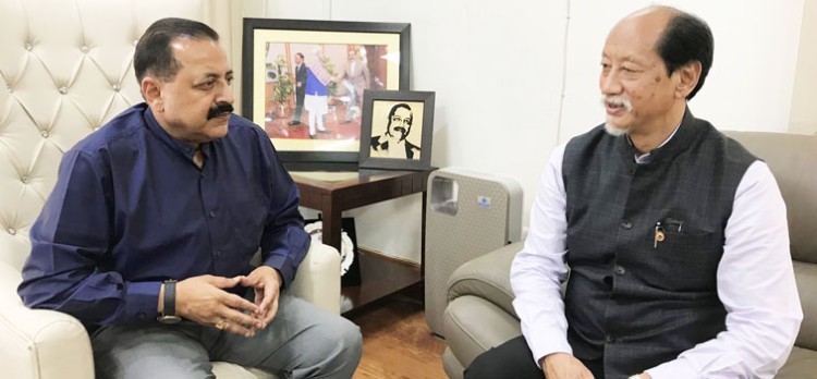 chief minister of nagaland met state minister dr. jitendra singh