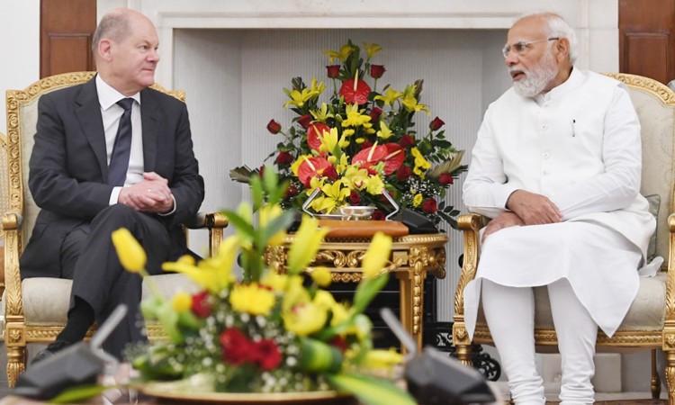 prime minister narendra modi with the chancellor of germany