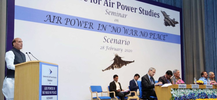 rajnath singh addressing a seminar on