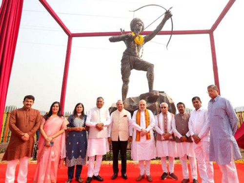 unveiling of the statue of lord birsa munda