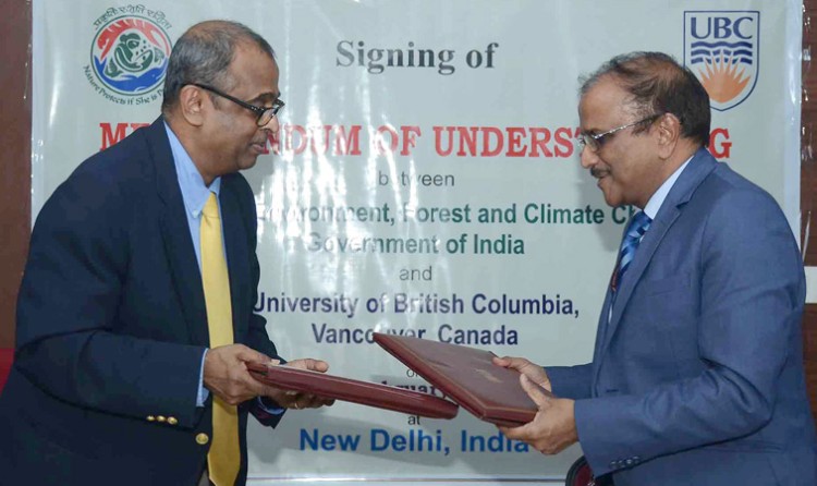 mou between ministry of environment and university of british columbia