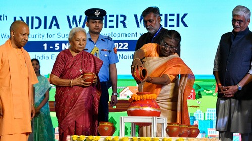 president seventh india water week inaugurated in greater noida