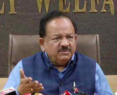 health minister dr. harsh vardhan