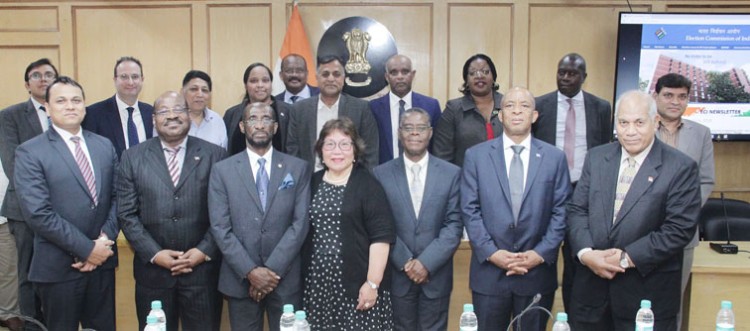 election commission visits of permanent representatives of 12 countries in the united nations