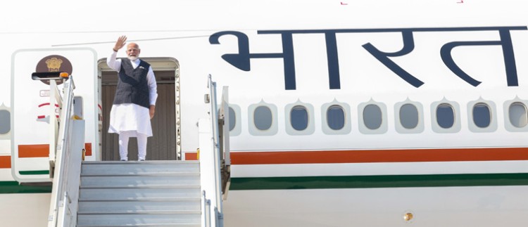 pm narendra modi leaves for poland and ukraine