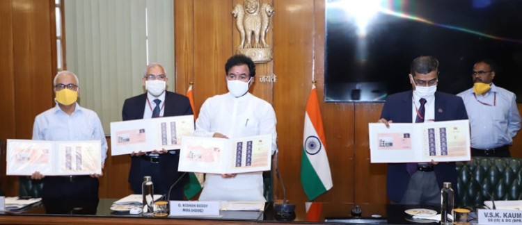 unveiling postage stamp, souvenir and compendium on bpr & d's golden jubilee