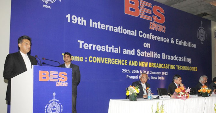 broadcast engineering society (india) expo- 2013 