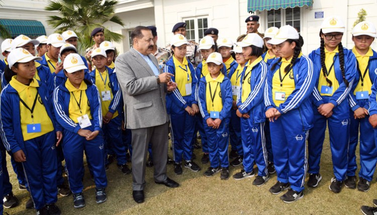 north sikkim students meet north eastern state minister