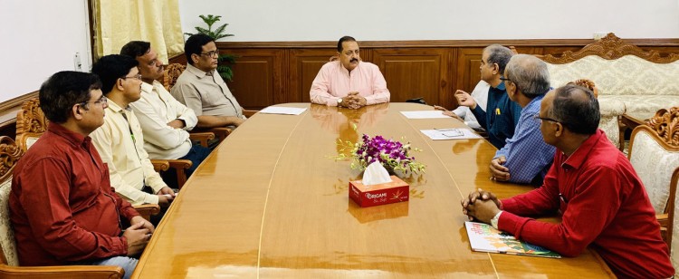 representative of survey of india met with minister of state