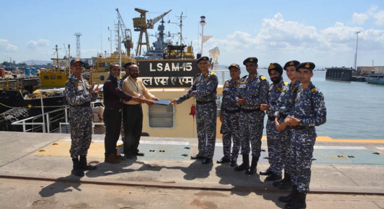 first barge lsam 15 handed over to navy