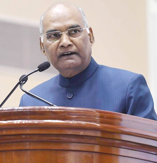 ramnath kovind addressing at the inauguration of the constitution day celebrations