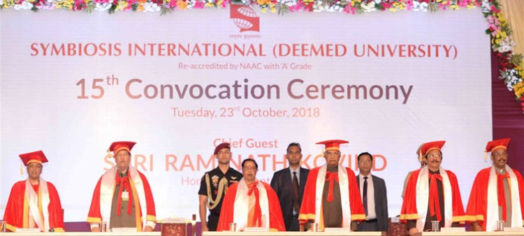 convocation of symbiosis international university in pune