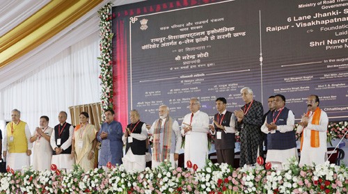 pm inauguration of basic development works in chhattisgarh