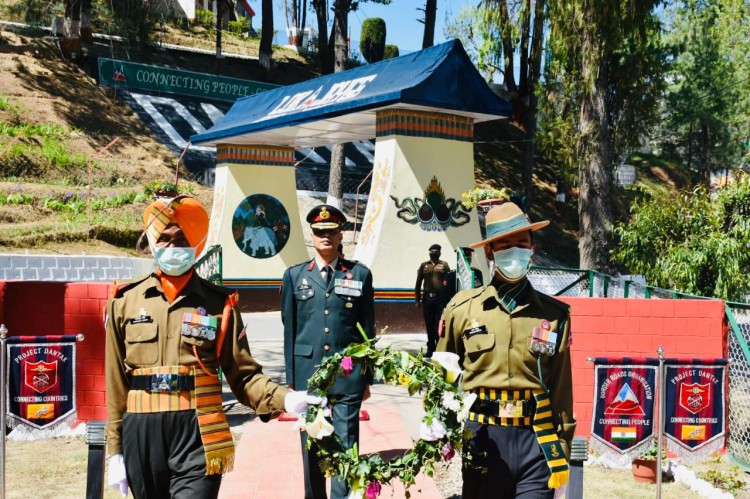 diamond jubilee of project dantak at the dantak memorial in simtokha bhutan