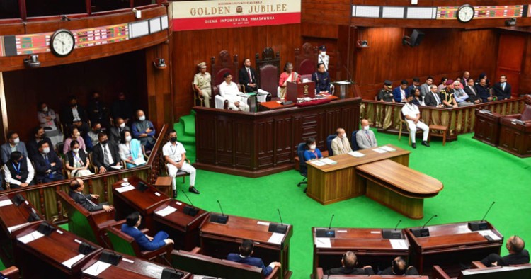 droupadi murmu addresses the members of the mizoram legislative assembly