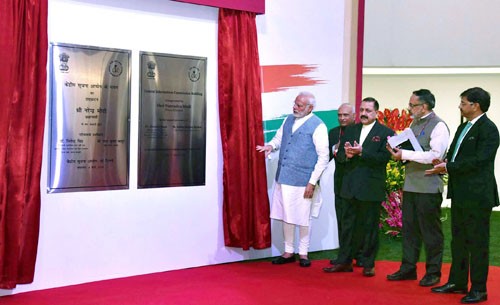 narendra modi inaugurates new building of central information commission