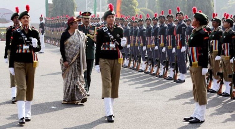 the grand decoration ceremony of ncc cadets in delhi cantt.