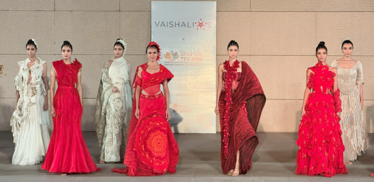 the beauty of handloom at breathing threads fashion show