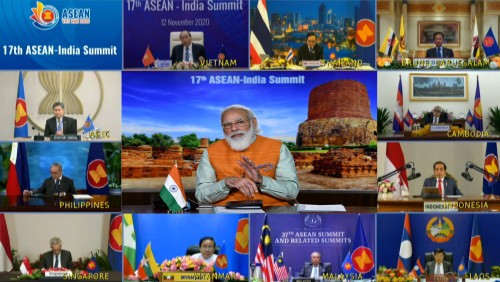 online 17th asean-india summit