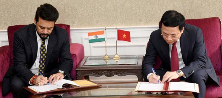 india-vietnam digital media partnership and sign commitment letter