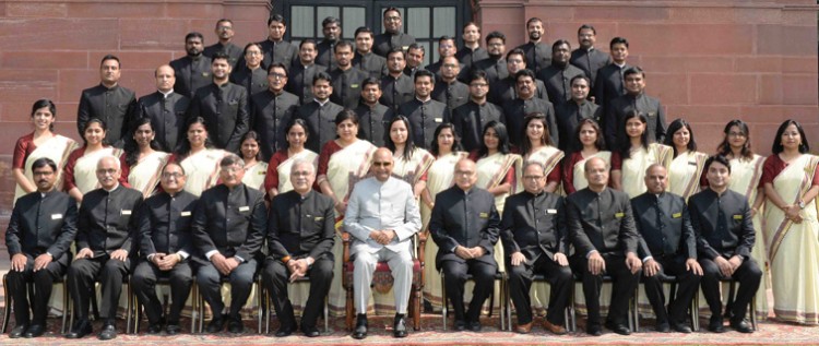 central public works department's trainees meet the president