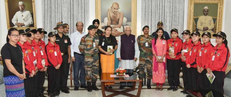 arunachal students meet governor ram naik