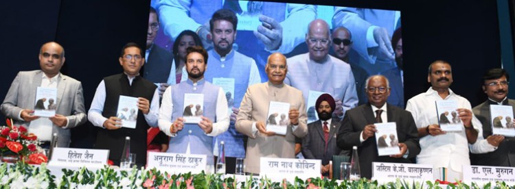 ramnath kovind released the book ambedkar and modi