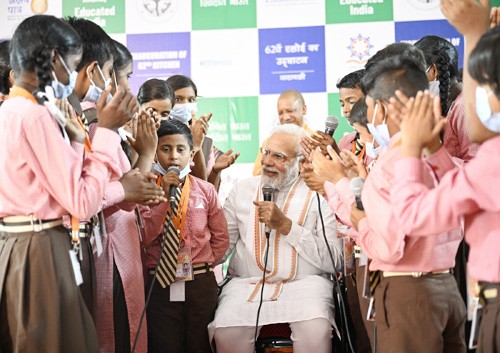 all india shiksha samagam on implementation of education policy in varanasi