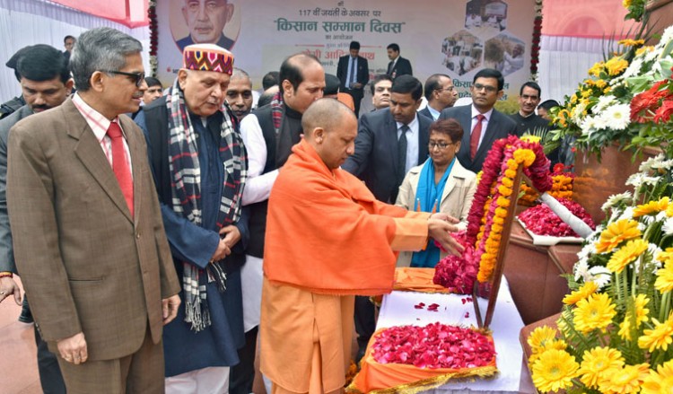 117th birth anniversary of farmer leader chaudhary charan singh