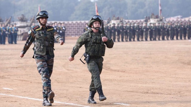 'indra' joint military exercises in india and russia