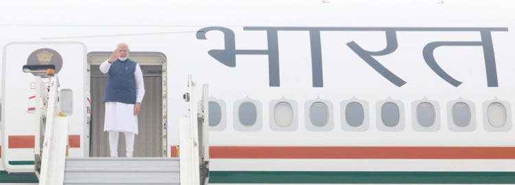 narendra modi left for uae and qatar