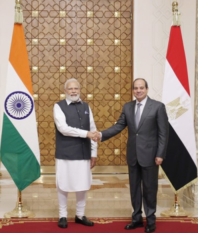 pm narendra modi and egyptian president abdel fattah el-sisi