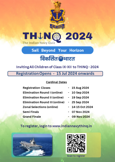 indian navy quiz think-2024 launched