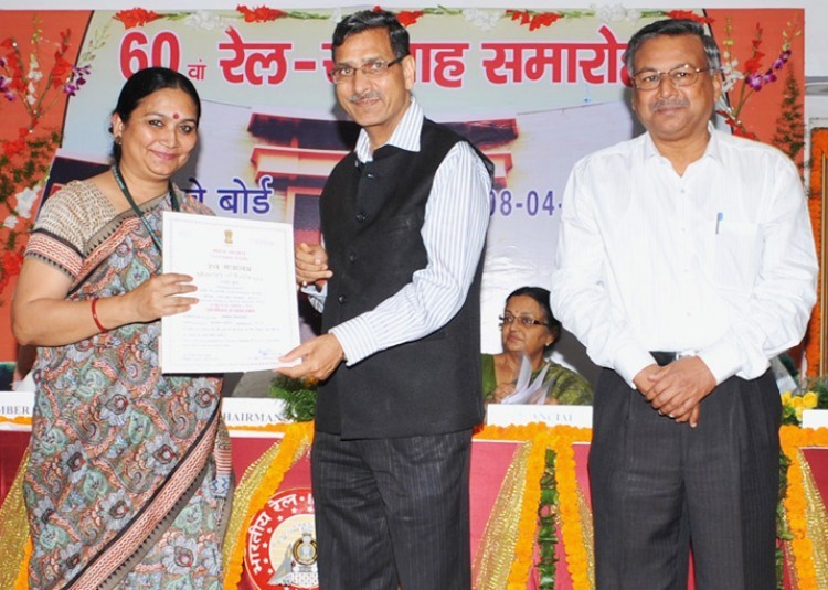 organized railway week award ceremony