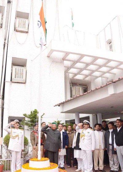 hoisting the flag of assembly