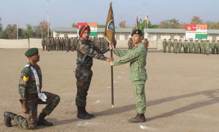 exercise bold kurukshetra-2019 held at babina military station