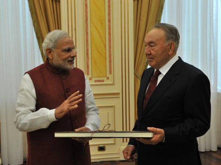 pm narendra modi gift to the nursultan nazarbayev